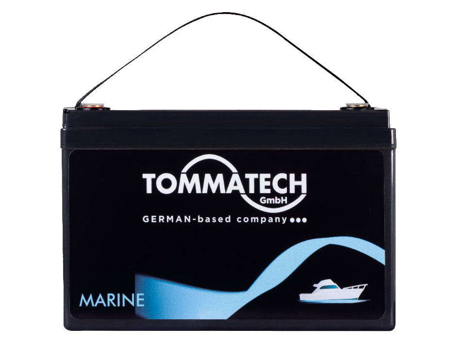 TommaTech 12.8 V 100 AH Marin Bluetooth Lityum Batarya 8000 Cycle - Görsel 4